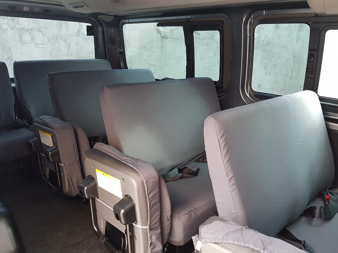 Van for rent car SUV nissan NV350 tour hi ace 15 seater 18 anywhere in luzon lipat bahay service school private (Category: Car Services) located in Makati City. Submitted by mandytancb (Listing ID 1304836431, Image 1). Description: Van for hire anywhere in Luzon Brand new Nissan NV350 EURO 4 COMPLIANT for hire Add us on facebook Reg Tran Other available vehicles: CAR, VAN, Sports utility vehicles (SUV), Multipurpose vehicles (MPV), Bridal cars an