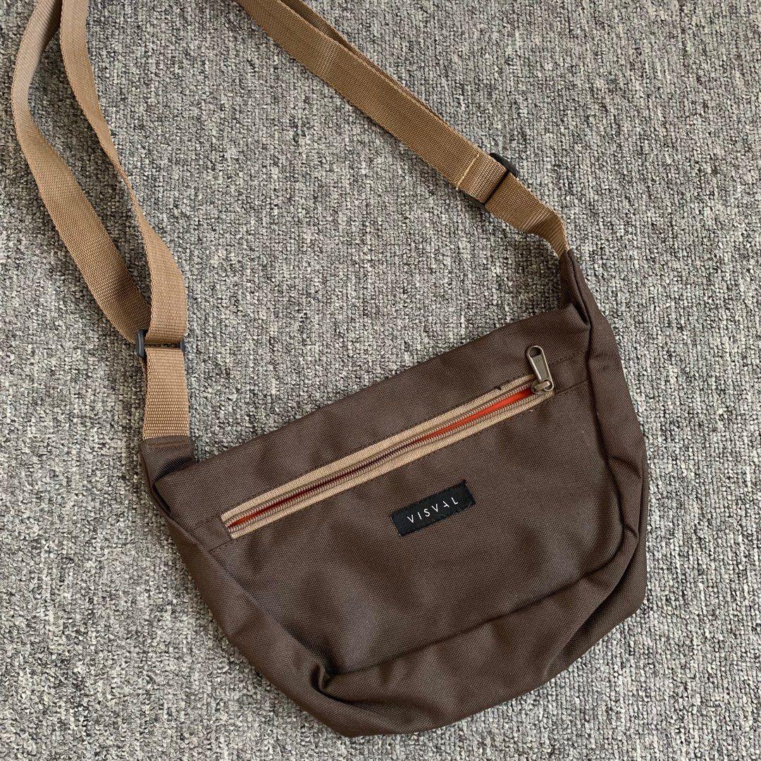 Visval Brown Sling Bag