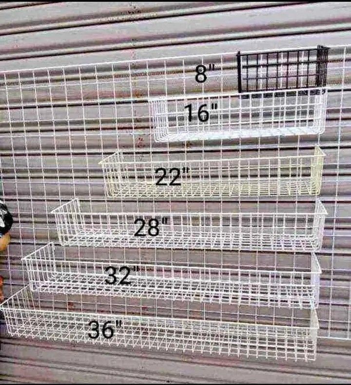 Wire Mesh Basket (Category: Storage Boxes & Baskets) located in Manila. Submitted by 09369633327 (Listing ID 1304796235, Image 1). Description: Onhand Items ‼️ Brand New ‼️ We Accept Same day Order And Delivery via lalamove toktok And Mrspeedy, MOP - Cod , Gcash , Bank Transfer ❤️ 8 inch - 90 16inch - 140 22inch - 160 28inch - 190 32inch - 220 Pls Call. 09369633327 for more info Buy Now 😊.