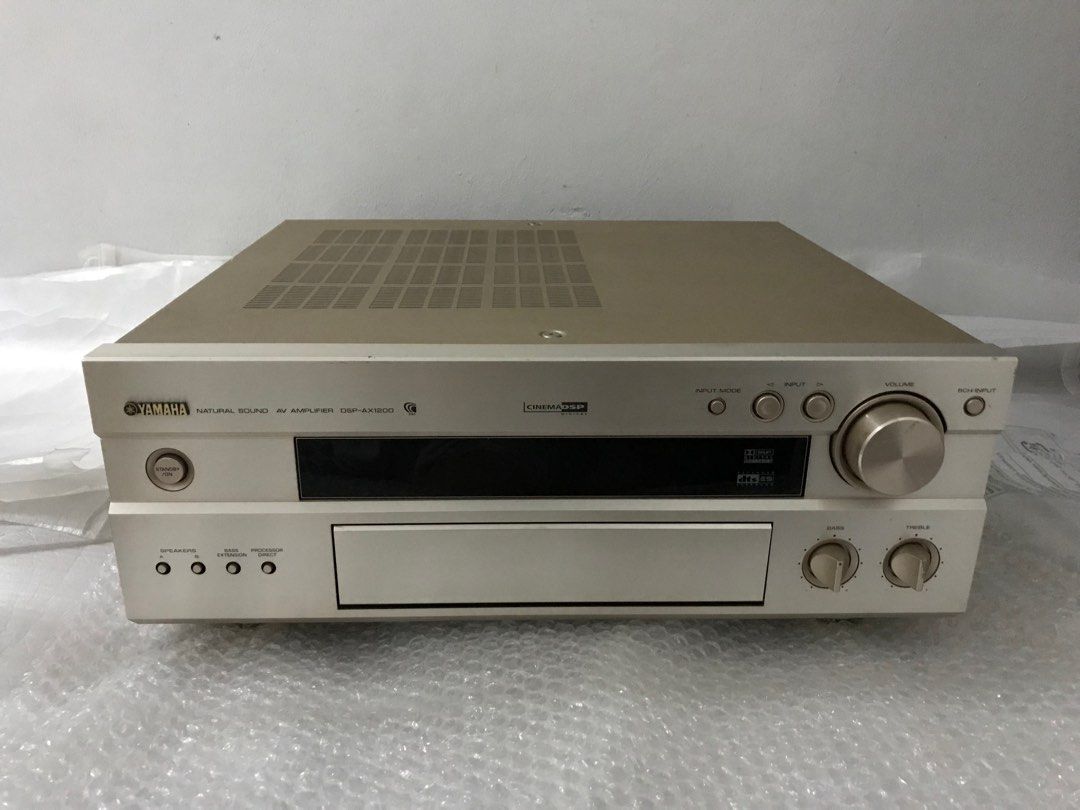 YAMAHA DSP AX1200 (Category: Soundbars, Speakers & Amplifiers) located in Manila. Submitted by kring555 (Listing ID 1304880365, Image 2). Description: YAMAHA AV SORROUNDS 6.1 Model - DSP AX1200 As is…As is…As is - No power - Very heavy - All parts original.ipaayos nyo n lang s good technician - 90 watts all channel - 6ohms - 100volts/50 - 60Hz - size: H7”XW17”X16.5” -For more details egoogle ang model no. Recommended pick up/Heavy Thank you admin