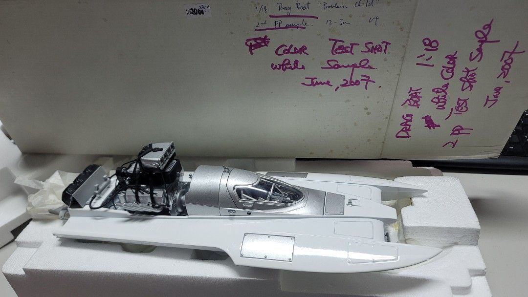 1 18 Bad Ass Diecast Top Fuel Hydro DRAG BOAT TEST SHOT SAMPLE Carousell
