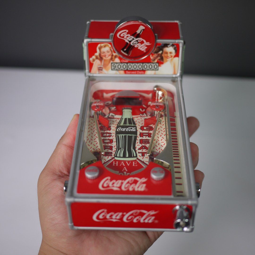 1998 Coca cola pinball machine collectible, Hobbies & Toys, Memorabilia ...