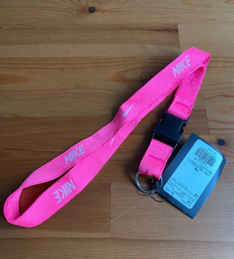 Hot pink nike lanyard sale