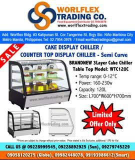 3layer CAKE CHILLER TABLE TOP brandnew