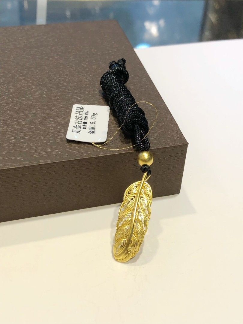 俐格珠寶批發 純金9999 黃金古法工藝墜子 價格:洽詢