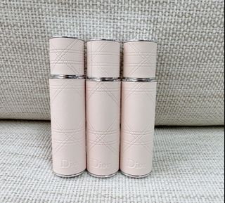 現貨超熱賣🔥數量有限✅ Miss Dior Travel Spray Fragrance Refillable 皮革款隨身香水10ml,便攜裝✨ 粉紅色 / 白色64232046440195110