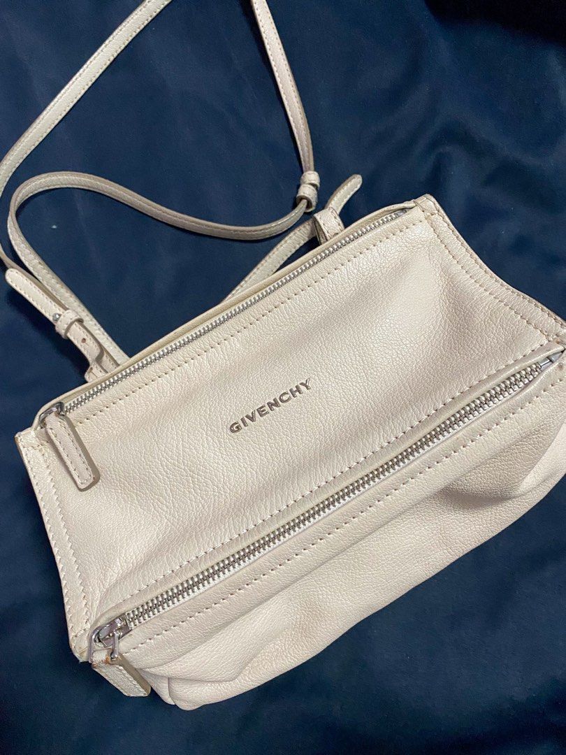AUTHENTIC Givenchy Beige Mini Pandora Crossbody (Category: Luxury Bags & Wallets) located in Quezon City. Submitted by closetofcoco (Listing ID 1304989190, Image 3). Description: GUARANTEED AUTHENTIC PM FOR INQUIRIES NO LOW BALLING.