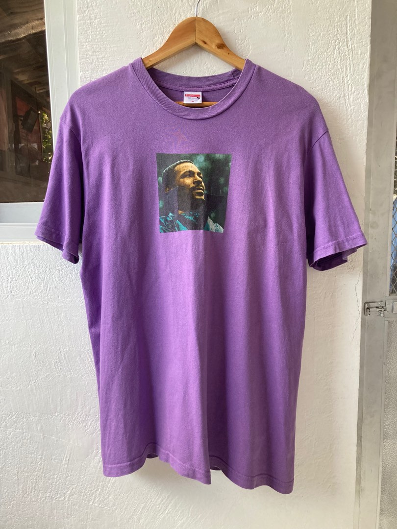 Authentic Supreme Marvin Gaye Shirt for Men s M on tag dimes is 20.4 X 29 Men s Fashion Tops Sets Tshirts Polo Shirts on Carousell