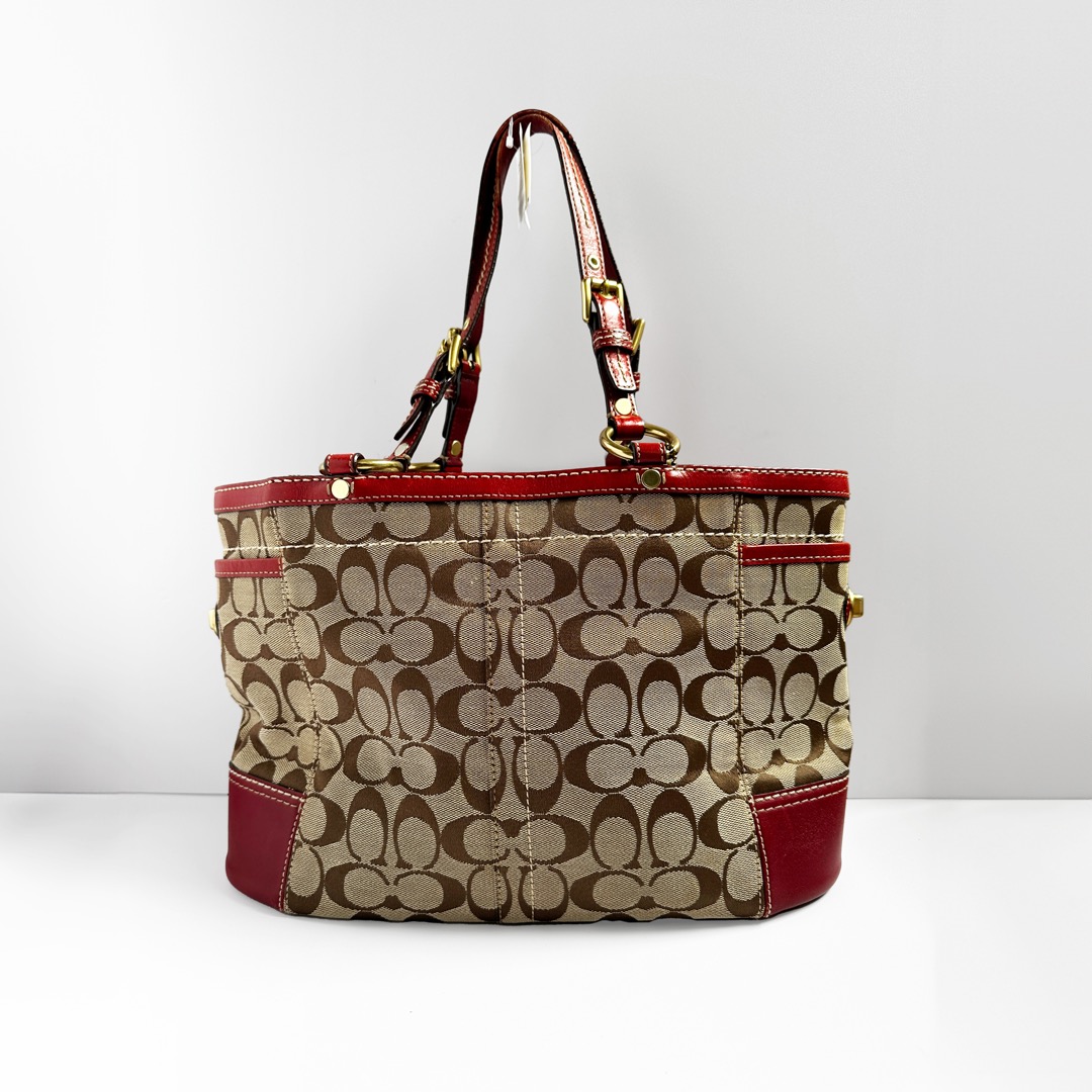 Vintage Bag Leather バッグ Tote Brown Coach