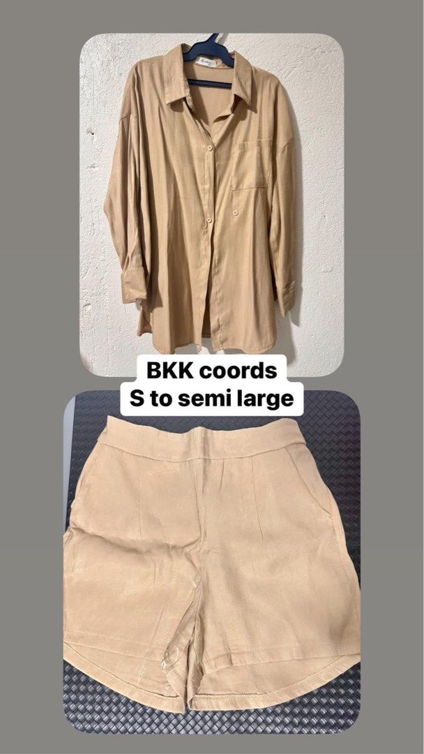 BKK Coordinates (Category: Sets or Coordinates) located in Quezon City. Submitted by leilopez (Listing ID 1304994117, Image 1). Description: Fit small to semilarge Garterized shorts .