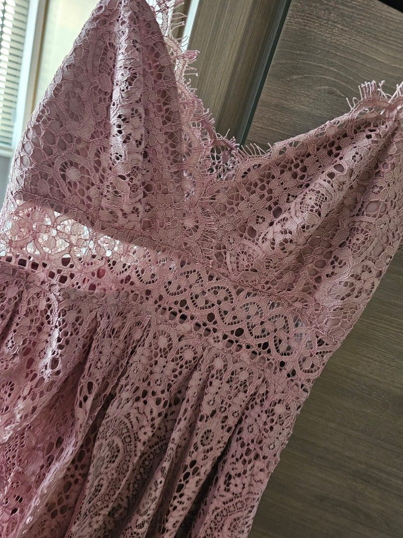BNWT ASOS violet purple lace dress