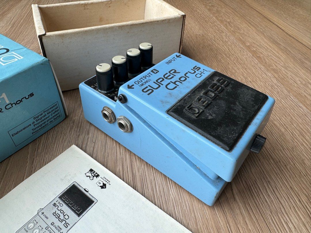 Boss CH-1 Super Chorus ブルーラベル Boss CH-1 super chorus guitar