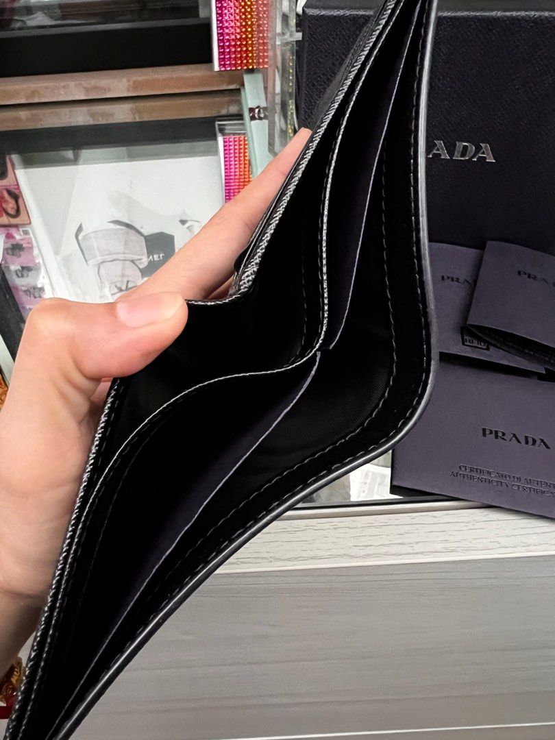 Brand new Prada mens wallet 2MO513 (Category: Luxury Bags & Wallets) located in Antipolo. Submitted by minimalist.chic (Listing ID 1305082294, Image 3). Description: Brand New, complete set Guaranteed authentic or triple your money back Rfs : decluttering.
