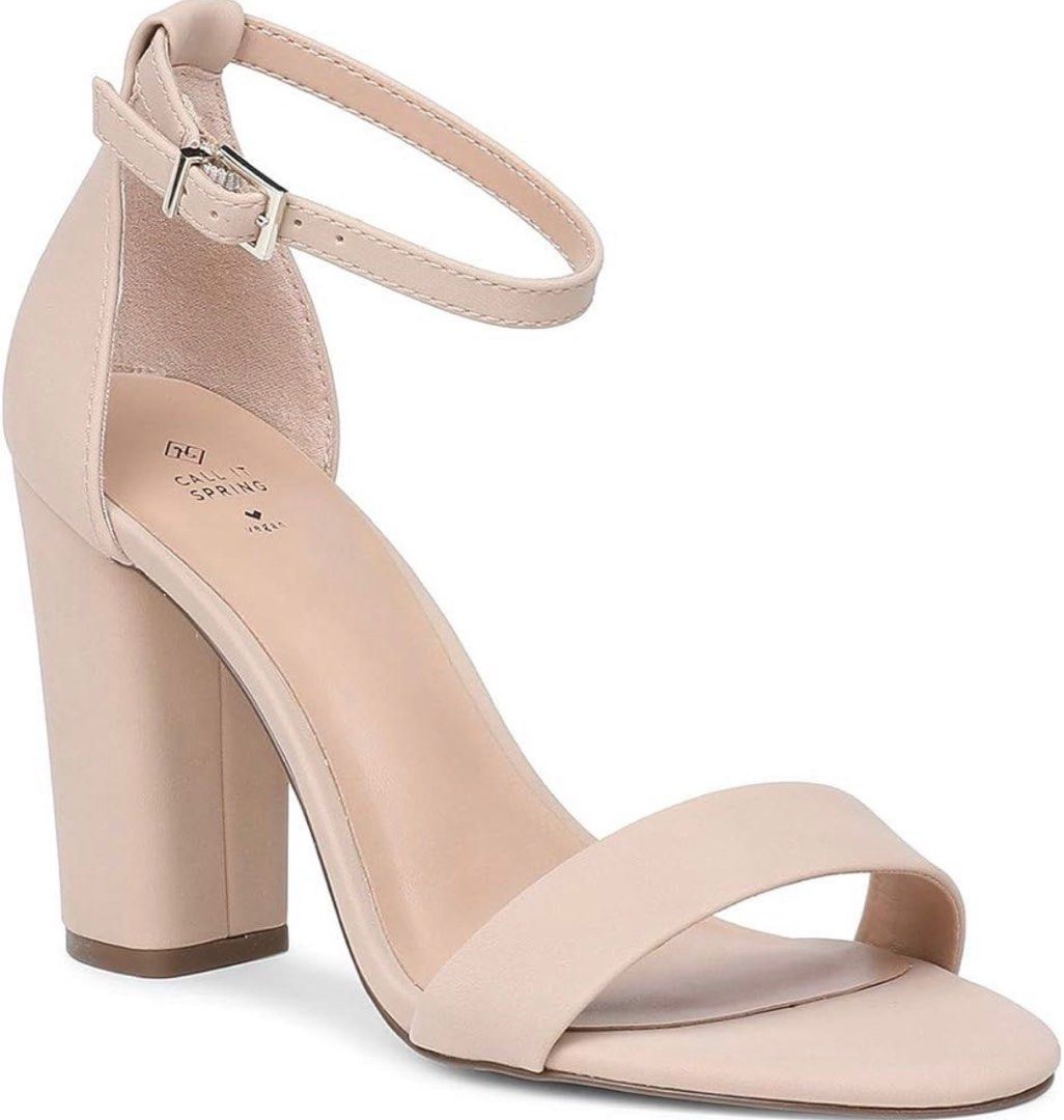 Call It Spring Block Heels Women s Fashion Footwear Heels on Carousell