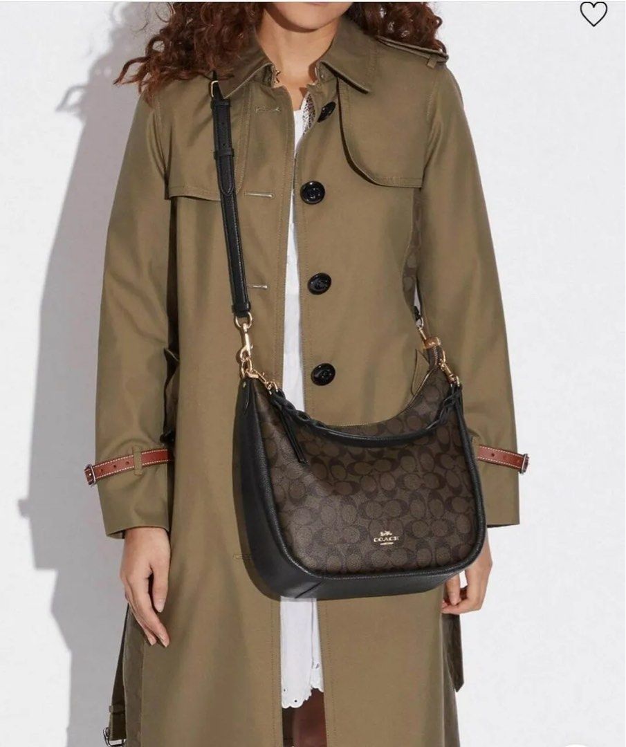 Coach elle hobo in signature canvas online