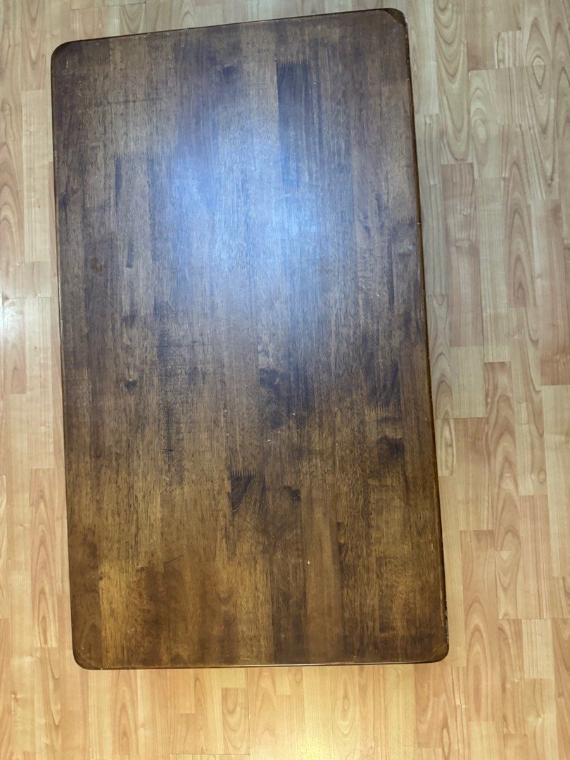 Coffee Serving Table (Category: Coffee & Tea Tableware) located in Singapore. Submitted by crazyfunguy (Listing ID 1305084611, Image 1). Description: Wooden coffee table, measuring 42x24x16 inches. Strong and sturdy. .