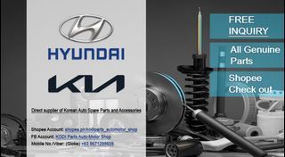 Direct Supplier of Korean Auto Spare Parts and Accessories for Hyundai and KIA Cars - All Genuine