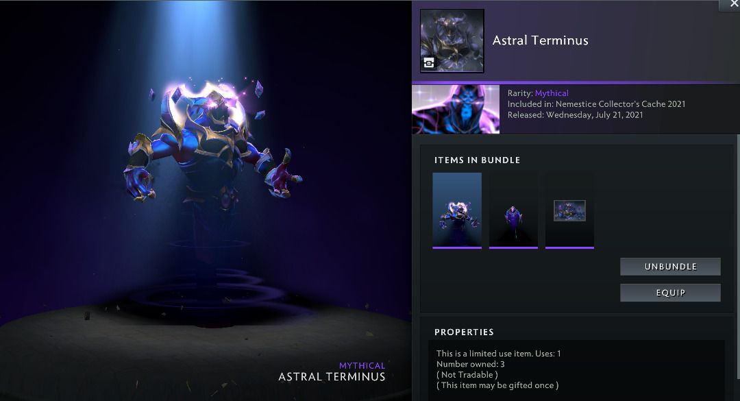 Dota Dota 2 Nemestice Collector's Cache 2021 Twilight Hex Litany of the ...