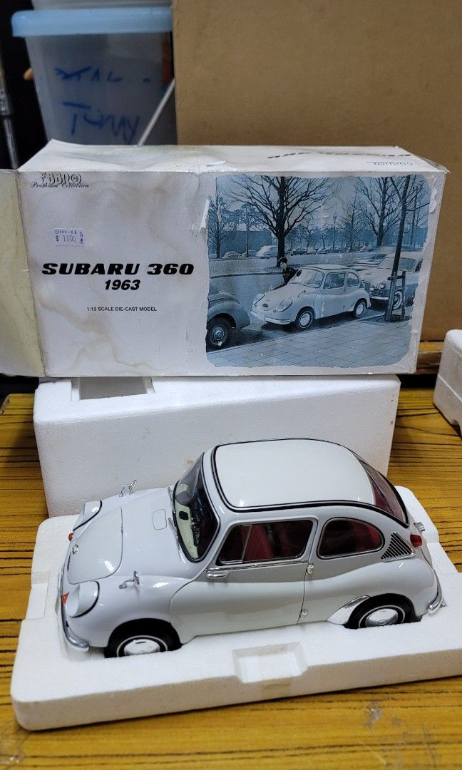 EBBRO 1/12 SUBARU 360 1963, 興趣及遊戲, 玩具& 遊戲類- Carousell