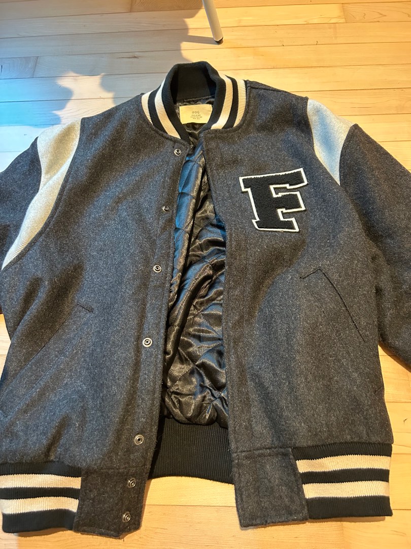 Fog Fear Of God Varsity Fear Of God Satin Bomber Jacket XL