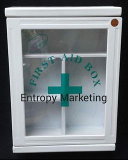 First Aid Cabinet Wall mounted with contents