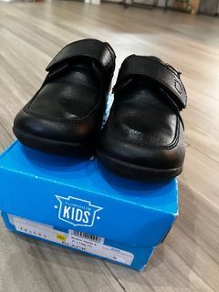 Florsheim Kids Black Leather Shoes
