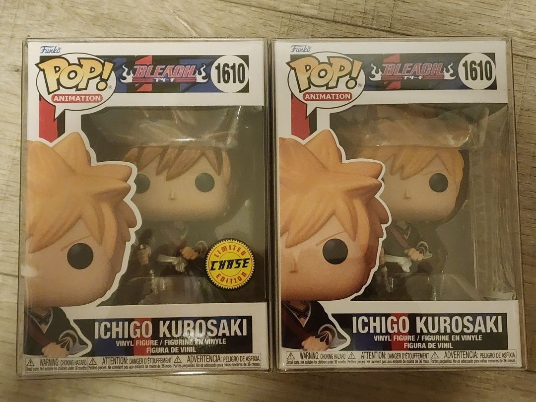 Funko Bleach Chase set of 2 (Category: Toys & Games) located in Singapore. Submitted by misomiso321 (Listing ID 1305077789, Image 1). Description: chase set of 2. meetup or add $5 for courier.