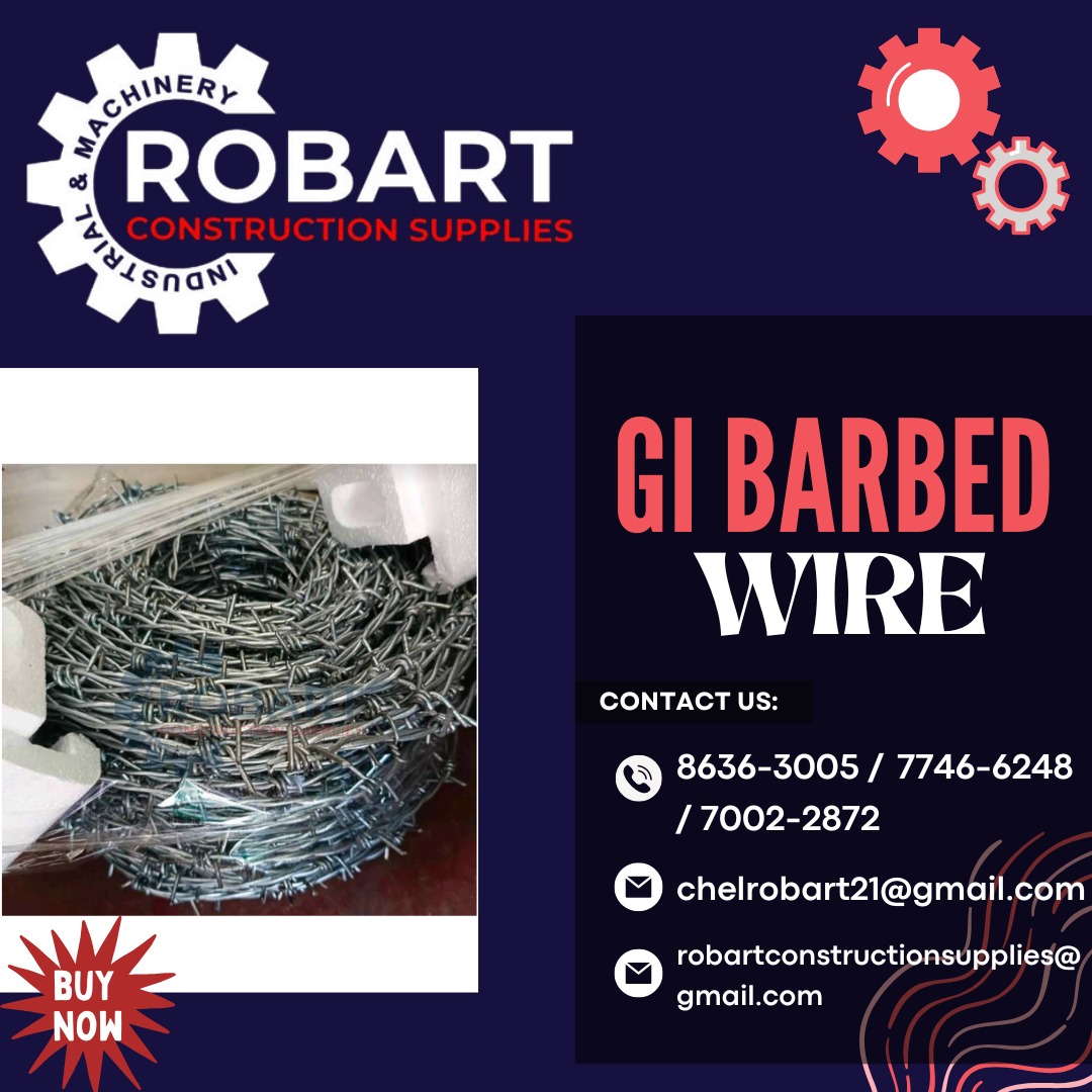 GI BARBED WIRE, Commercial & Industrial, Construction Tools & Equipment ...