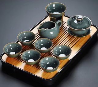 Gong Fu Tea Set with Tray