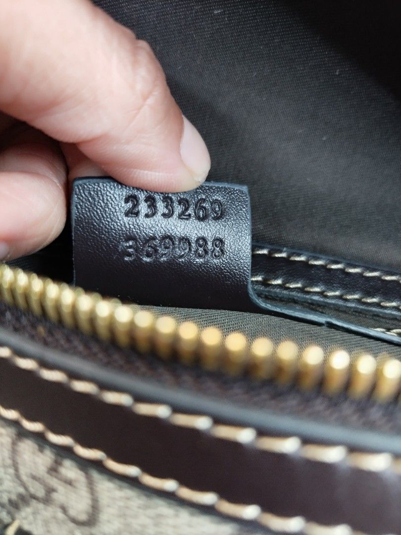 Gucci belt bag serial number sales