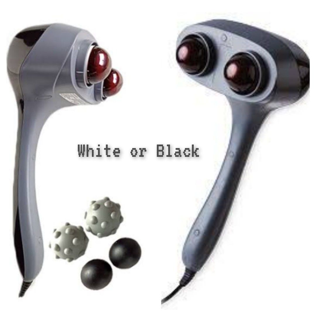 Handheld MassagerAUS (Category: Massage Devices) located in Manila. Submitted by PickClickShip (Listing ID 1305035910, Image 1). Description: Visage Handheld Massager AUS Deliver the perfect massage with this easy to use handheld massager which allows you to get to those hard to reach areas. - brand: Visage AUS - comes with 3 sets of massage nodes - 4 speeds - double head design with added heating massage functionality - lightweight design for co