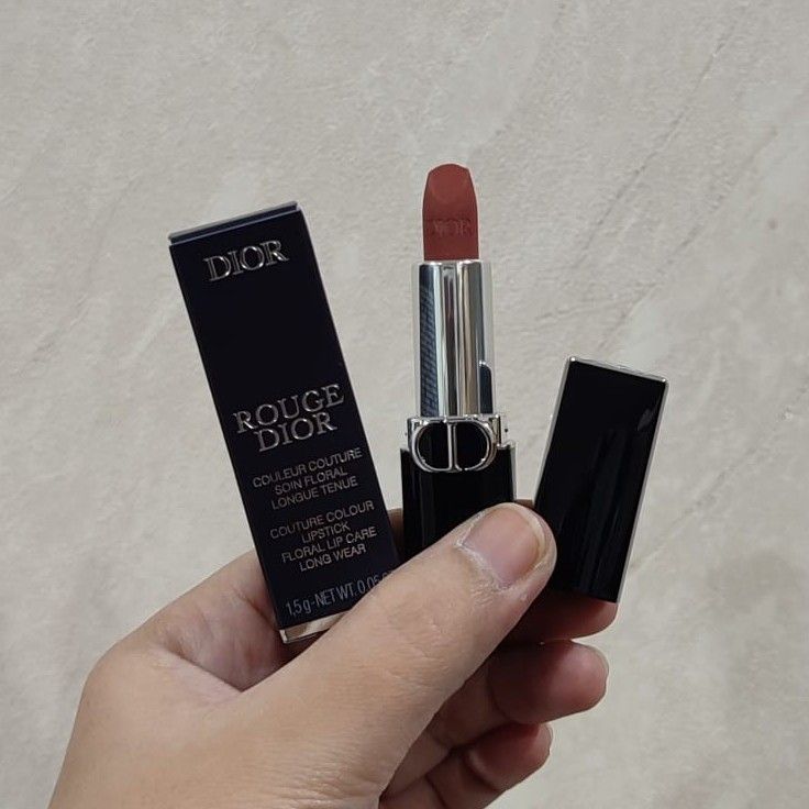 HARGA NET NO NEGO Restock Dior Rouge Mini Lipstick Shade 100 Nude Look Velvet
