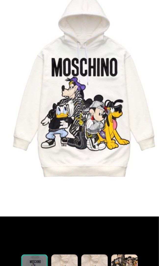 H&m moschino hooded dress outlet