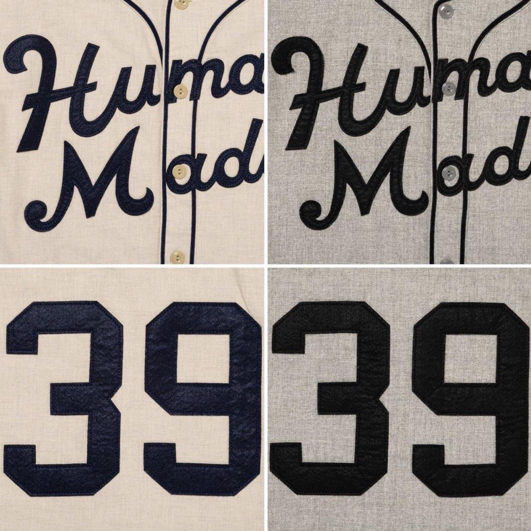 Human Made Baseball Shirt, Men's Fashion, Tops & Sets, Tshirts