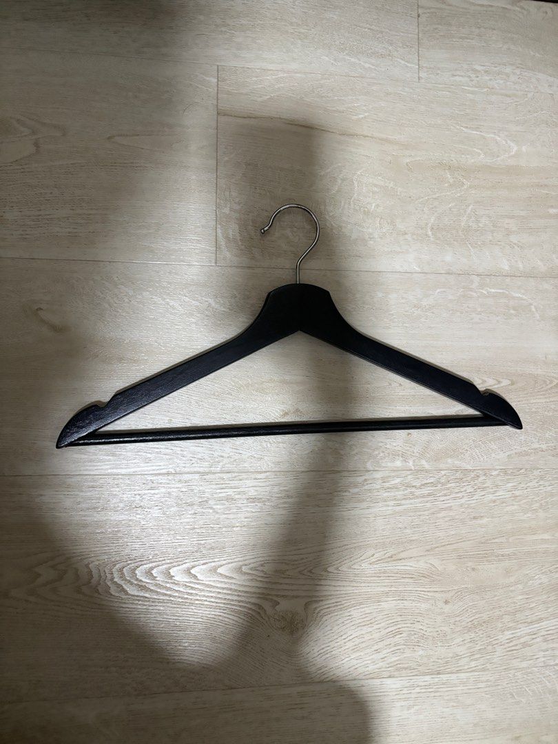 Ikea black wooden hangers outlet
