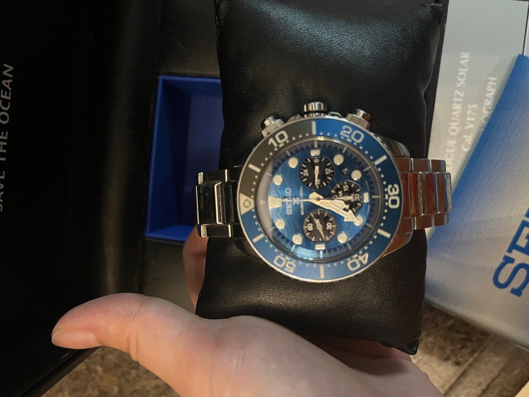 Seiko Special Edition Automatic Divers Watch SSC741P Stainless Steel 3 Hands Chronograph Date Solar Tachymeter Fesyen Pria Jam Tangan di Carousell