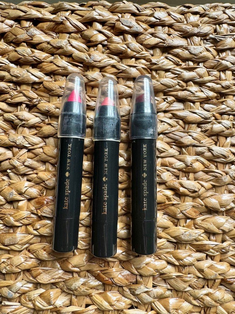 Kate Spade Lipstick (Category: Makeup) located in Manila. Submitted by pormada (Listing ID 1305011099, Image 3). Description: 100% authentic from USA TAKE ALL What you see is what you get RFS: too many lipstick.