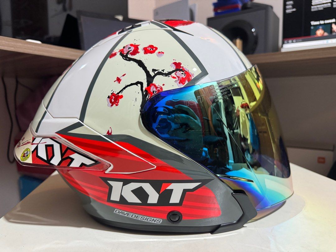 Kyt Nfj Motif Jual HELM KYT NFJ MOTIF/ POLOSS Helm HALF FACE Shopee