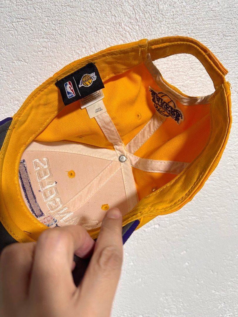 Lakers Cap (Category: Caps & Hats) located in Quezon City. Submitted by leilopez (Listing ID 1304970935, Image 3). Description: Kids size See photos for details Authetic No issues Tsora QC area.