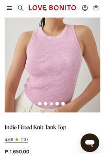 Love bonito knit top orchid