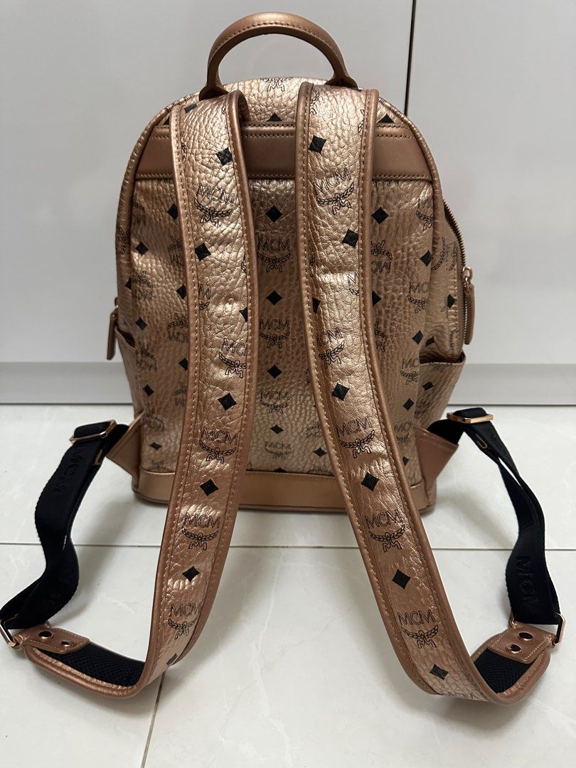 MCM Backpack 2 in 1 Rose Gold Edition