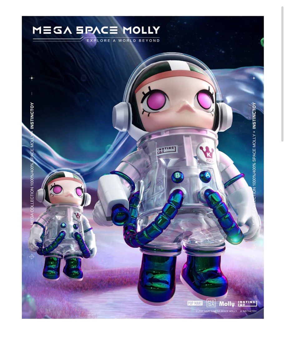 Mega Space Molly 400% x Instinct Toy, Hobbies & Toys, Toys & Games ...