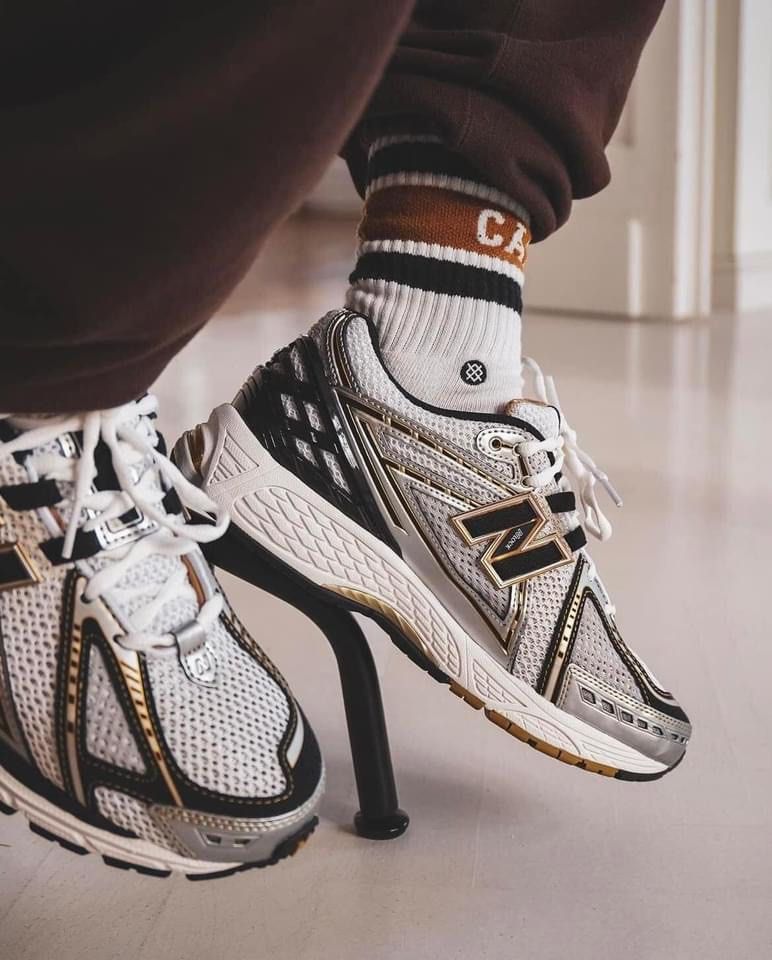 NEW BALANCE 1906R WHITE METALLIC GOLD Men s Fashion Footwear Sneakers on Carousell