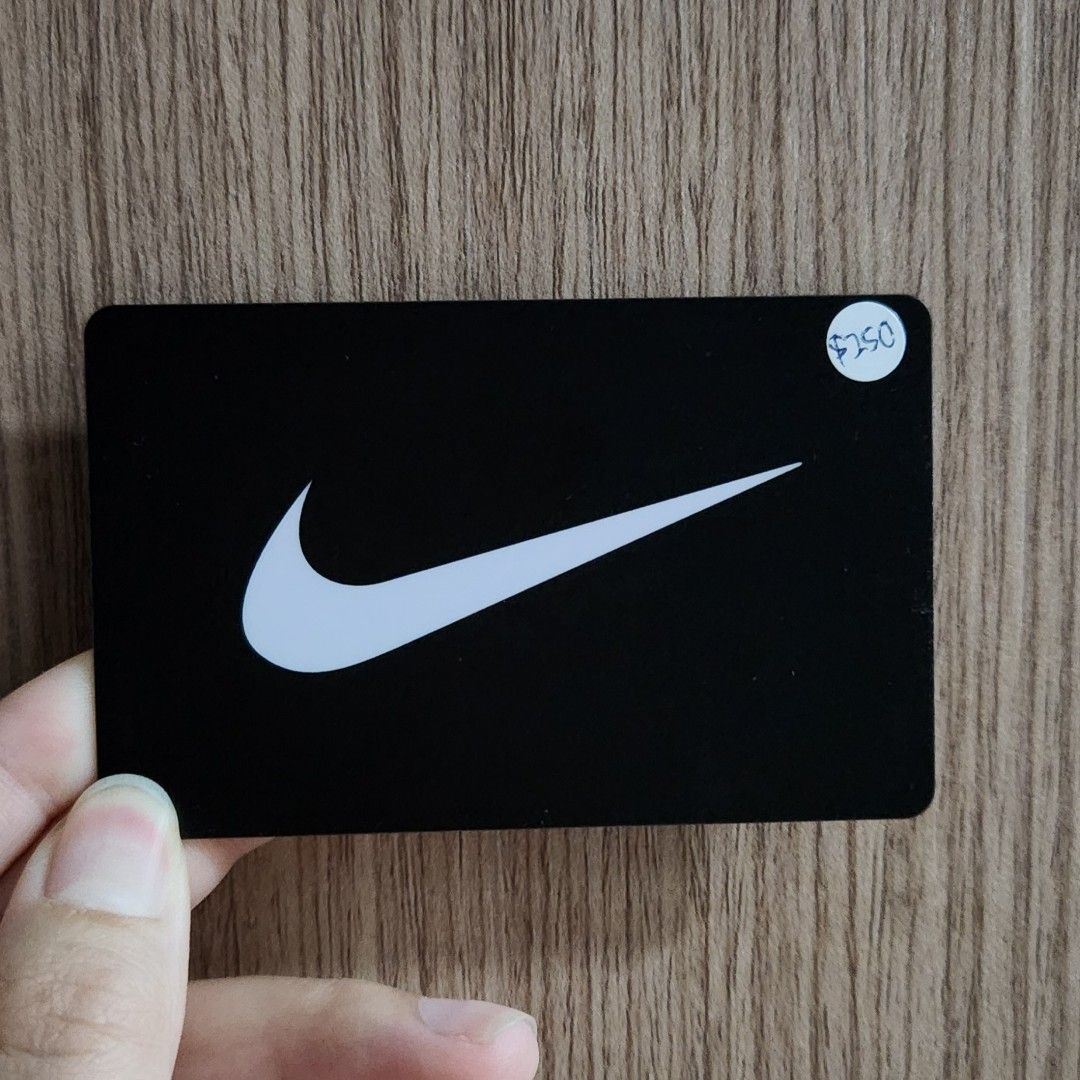 Nike Gift Card 250 Video Gaming Gaming Accessories Game Gift Cards Accounts on Carousell