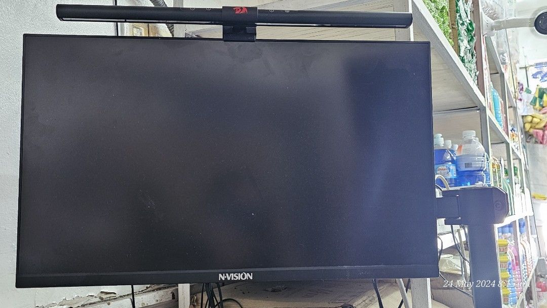 Nvision 24inch 165hz (Category: Monitor Screens) located in Marikina City. Submitted by aitaaaag (Listing ID 1304966785, Image 1). Description: Nvision 24inch 165hz with issue!! defective baka may need na parts whole screen white, may lines, may tama ung left lower corner, kayo nalang parepair Matagal hindi nagamit Inclusions: - monitor itself - power cord drop your offer pickup and delivery via lalamove.