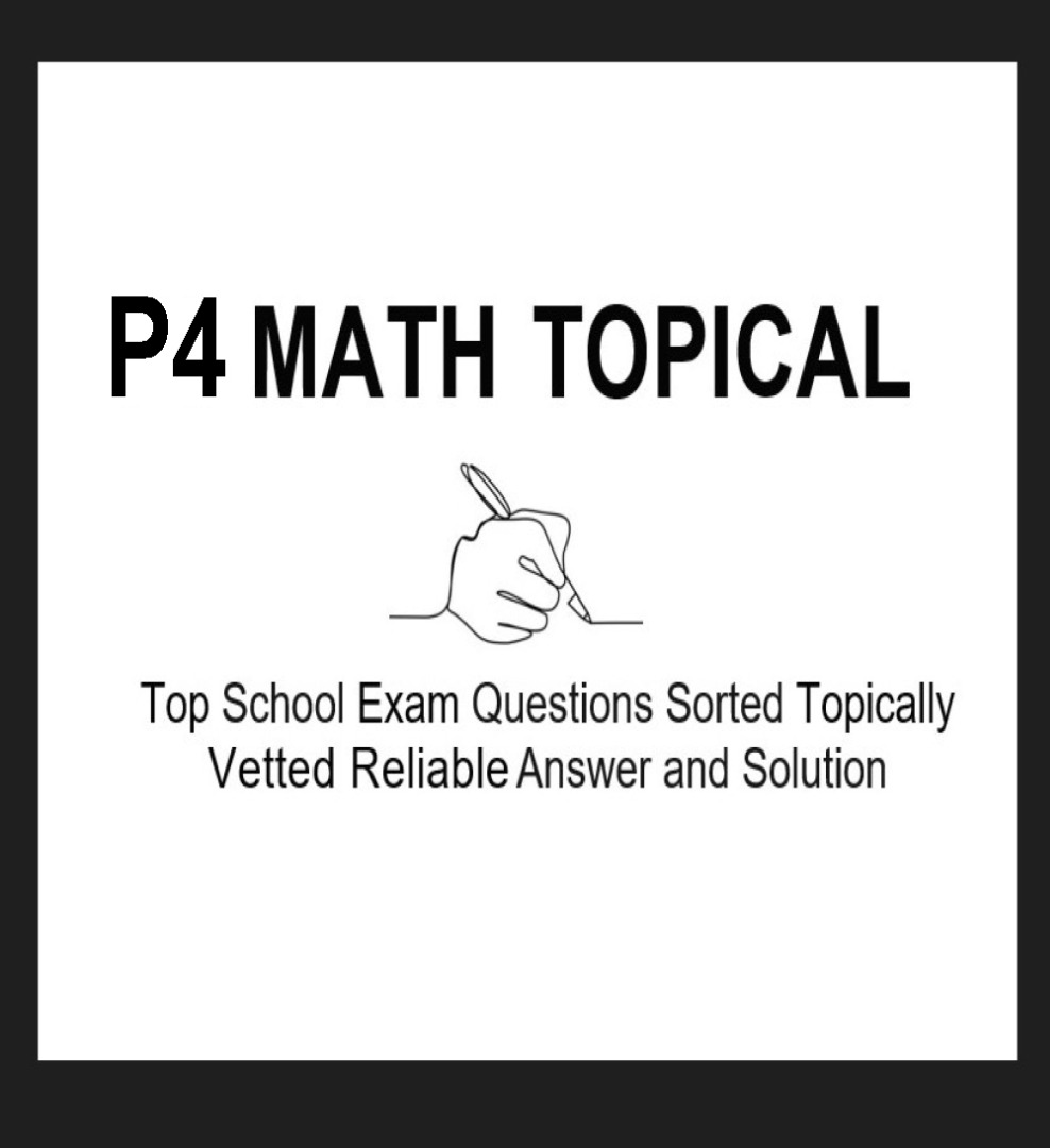 P4 P5 P6 Primary 4 5 6 Math Topical Mathematics Past Year Top School ...