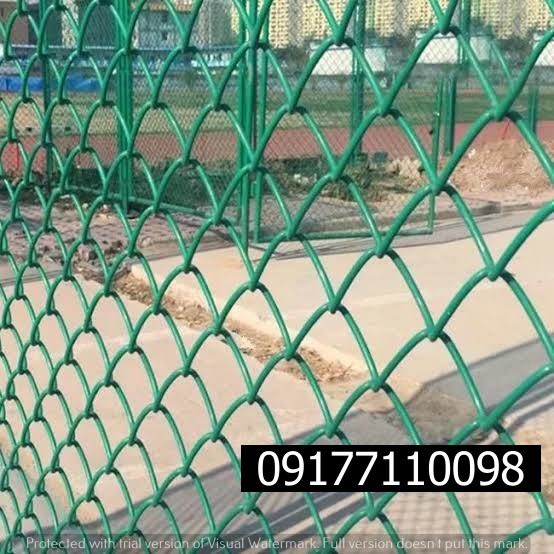 PVC COATED CYCLONE WIRE FENCE (Category: Construction & Building Materials) located in Manila. Submitted by joeyroque09 (Listing ID 1305016701, Image 2). Description: PVC COATED CYCLONE WIRE FENCE Specs: Mesh Size: 3” Length per roll: 6 Meters Wire thickness : 2.5mm Height: 1Meter 1.2Meters 1.5Meters 1.6Meters .