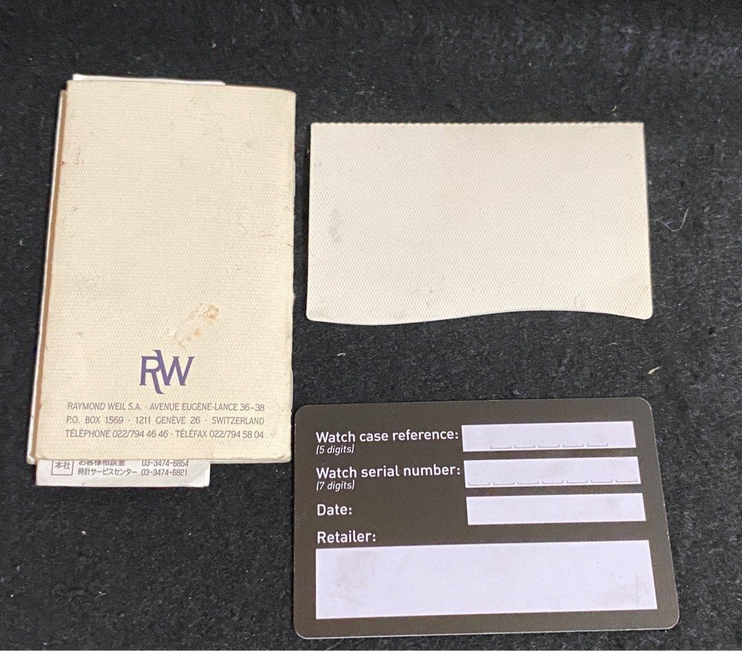 Raymond weil warranty hotsell