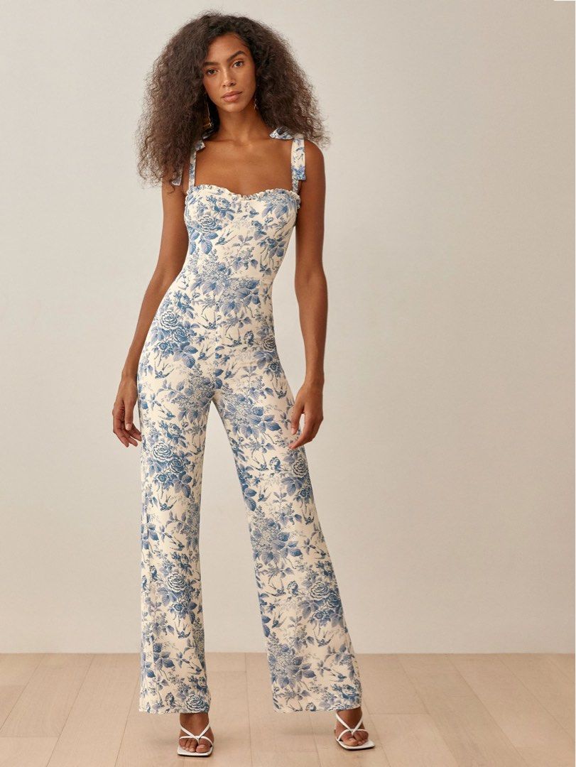Reformation Jumpsuit Reformation Denim Jumpsuit New Arrivals