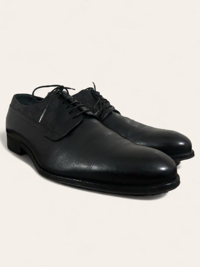 RTP 1 440 LOUIS VUITTON LV HAUSSMANN DERBY FORMAL SHOES SIZE 8.5